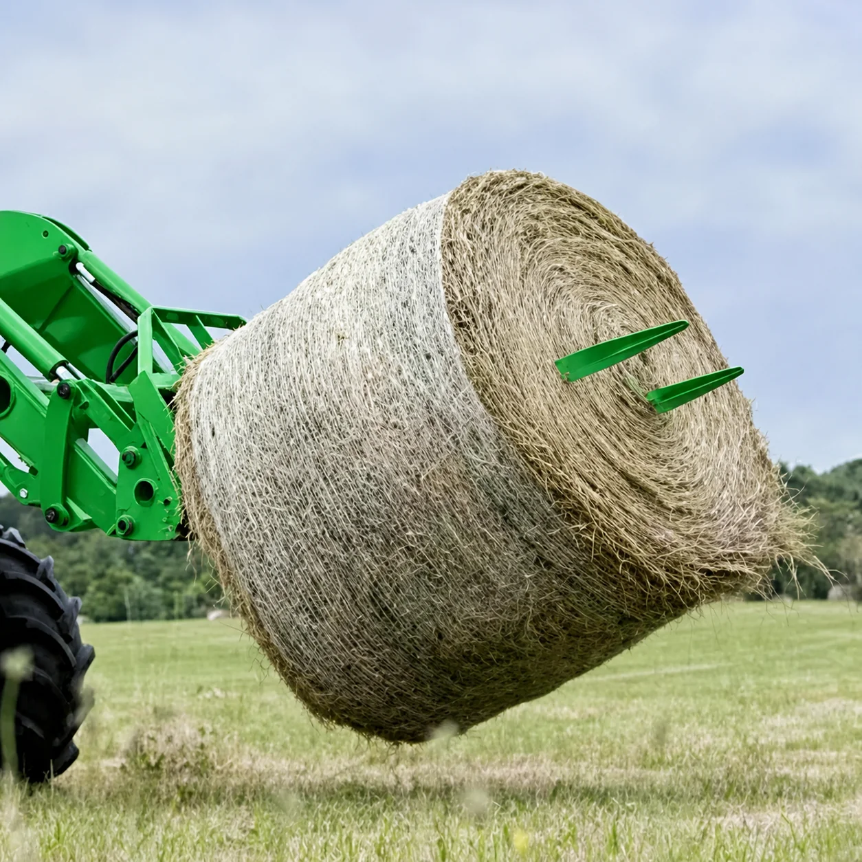 Fast Delivery Customization Farms and Pastures Loader Tine Forged Steel Silage Corn Grass Hay Straw Bales Cattle Feed Fork