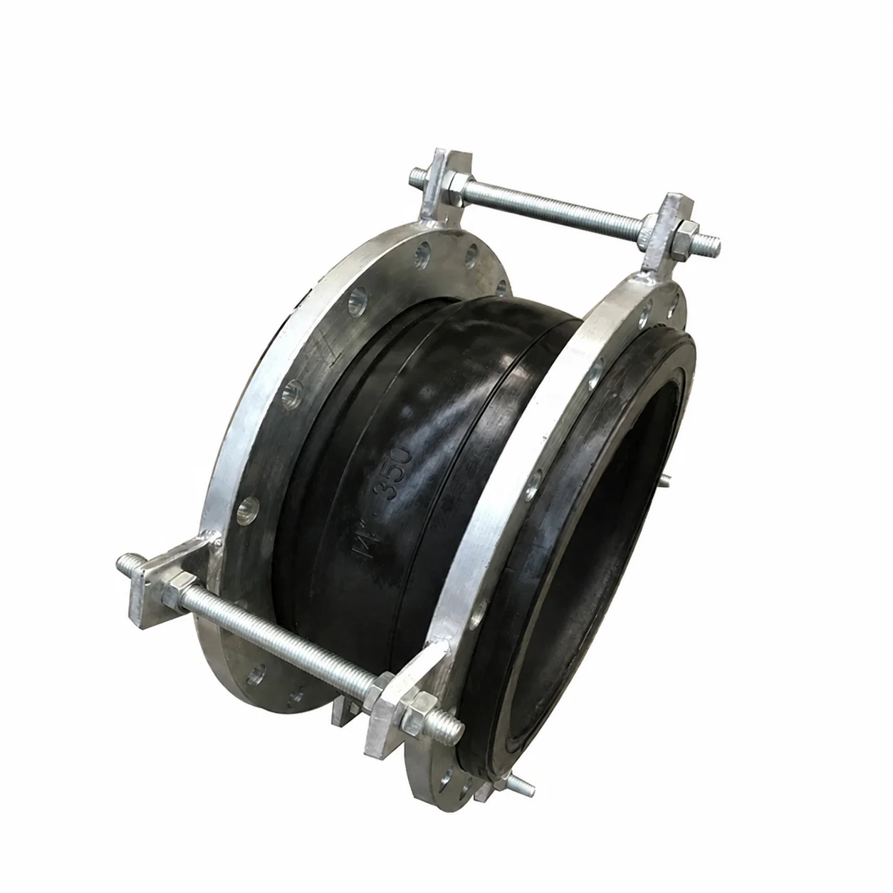Flange Type Connect Bellows Epdm Plumbing Material Flexible Limit Tie Rod Rubber Expansion Joint