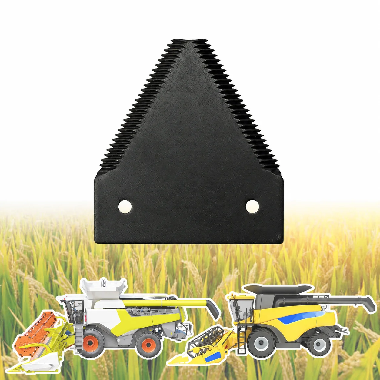 ABLSON Combine Blade for Harvester Machine Parts for Kubota Blade Apply to John Deere Parts for Combine Harvester