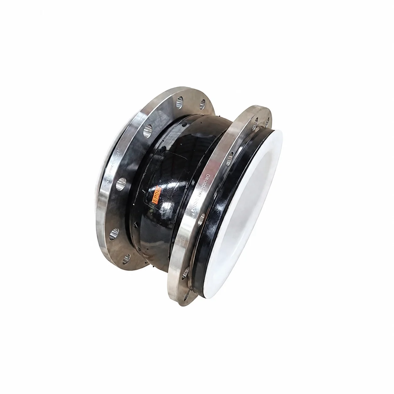 Industrial Grade Single Sphere PTFE Lined Flange Rubber Expansion Joint  for Water Pipeline & Pump Systems
