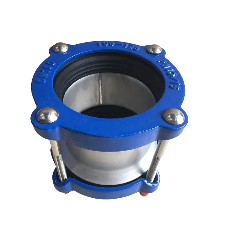 Runtaida flexible joint flange adaptor ductile iron dresser coupling for HDPE pipe
