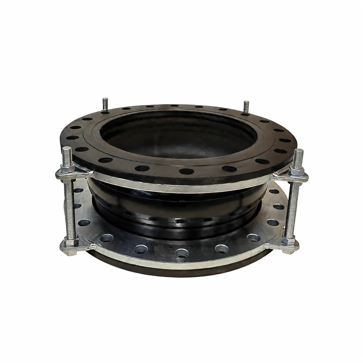EPDM End Face Fully Sealed Rubber Expansion Joint with Flanged Ends