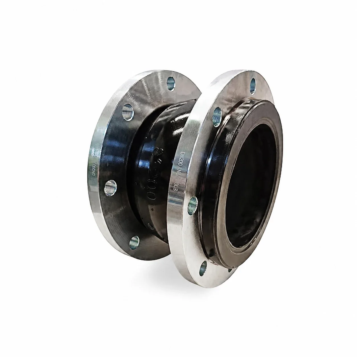 EPDM NBR Single Sphere Flange Flexible Joint Anti Vibration Rubber Bellows Expansion Joint for Marine System