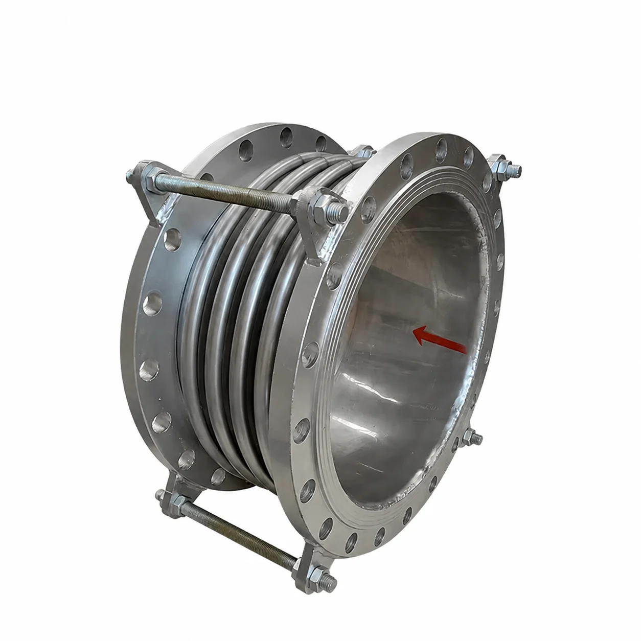 Large Displacement Flexible Stainless Steel 304 316 Bellow Metal Expansion Joint with Flanges Connection