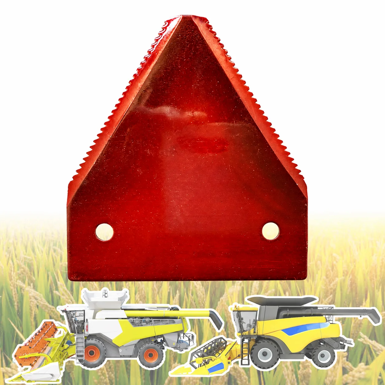 ABLSON Cut-Outs Reaper Blade for Knife Harvester Apply to World Harvester Spare Parts Apply to Claas for Case Ih Parts