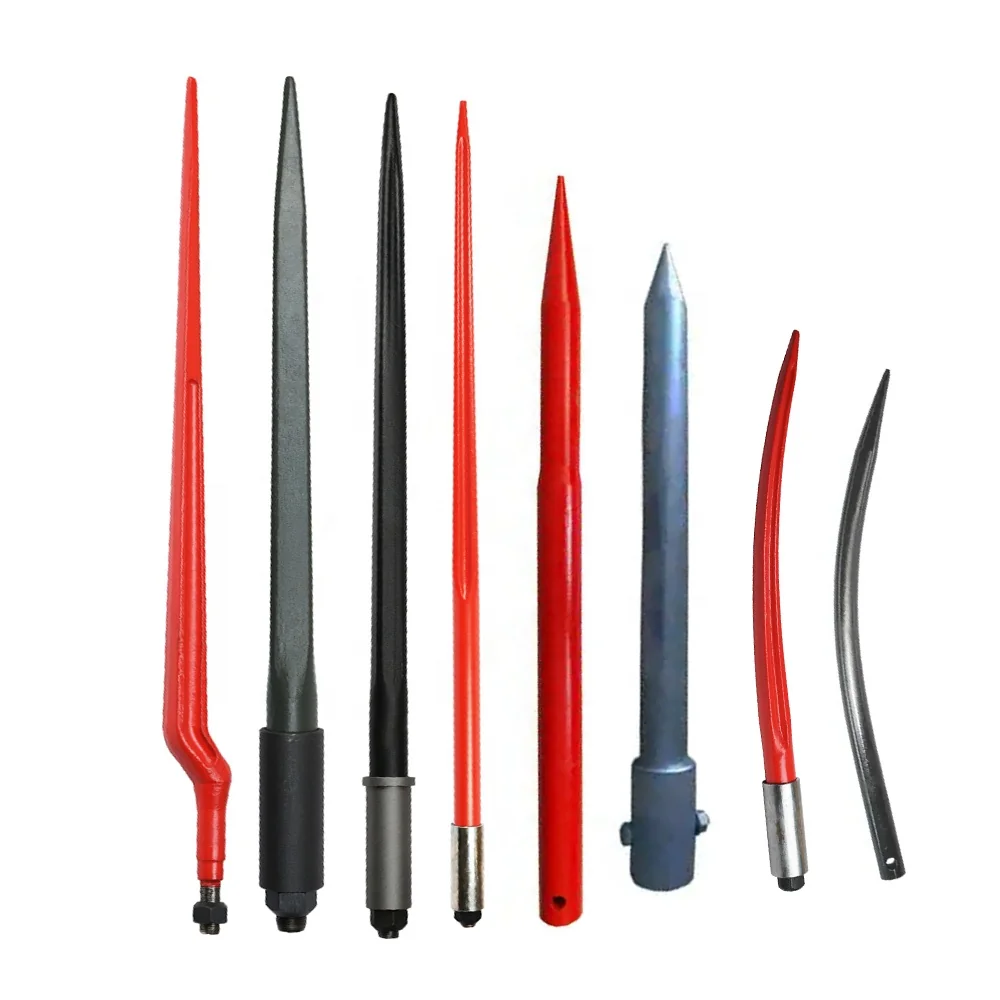 Agricultural Machinery Parts Hay Loader Tine Straight Cranked Tine and Curved Bale Spear With High Quality Technology Fork Tine
