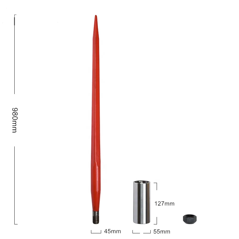 Agricultural Machinery Hay Loader Parts Straight Rake Teeth and Hay Bale Spear With Loader Tines or Fork Tine