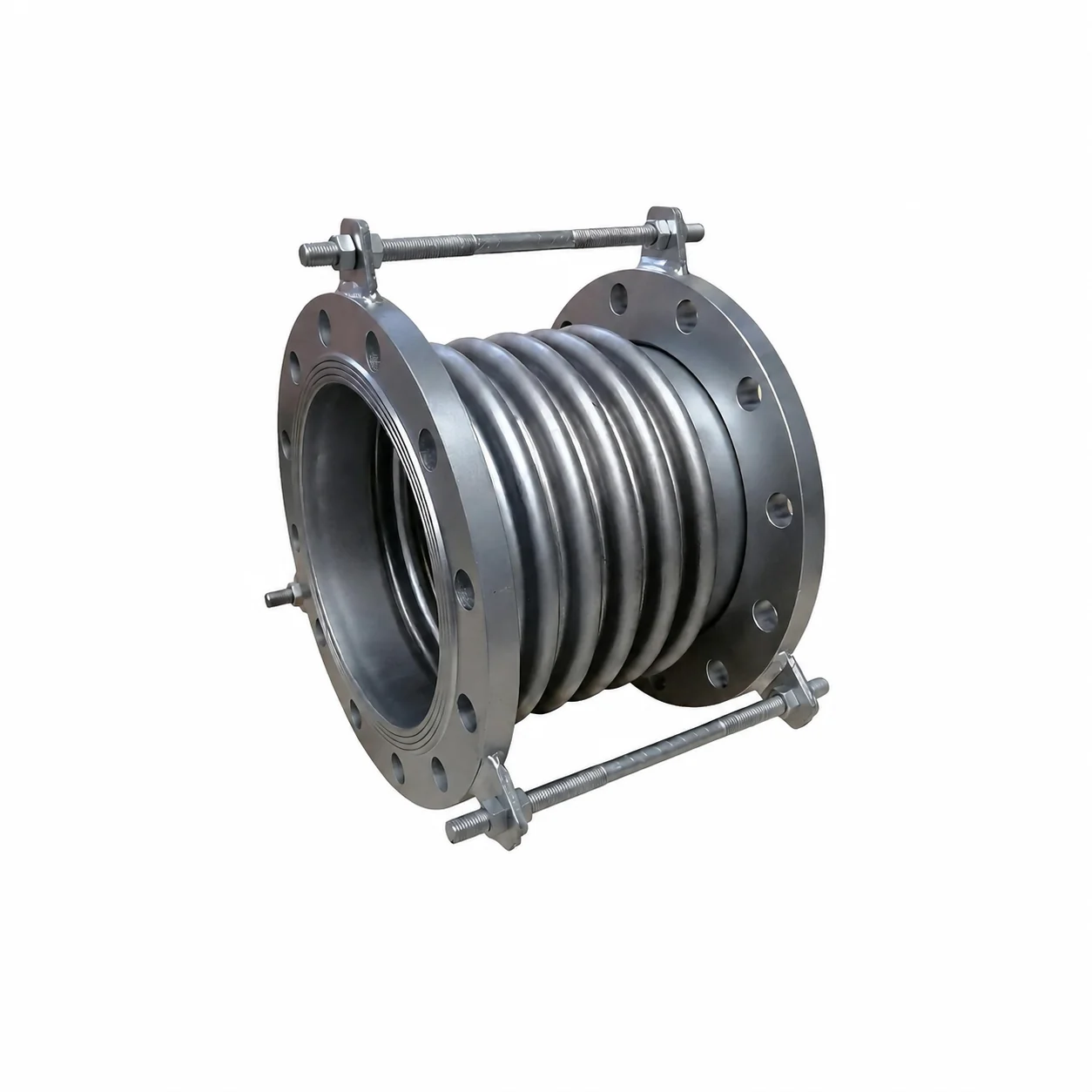 Stainless Steel Bellows Expansion Joint Flanged Flexible Connector Pipeline Compensator