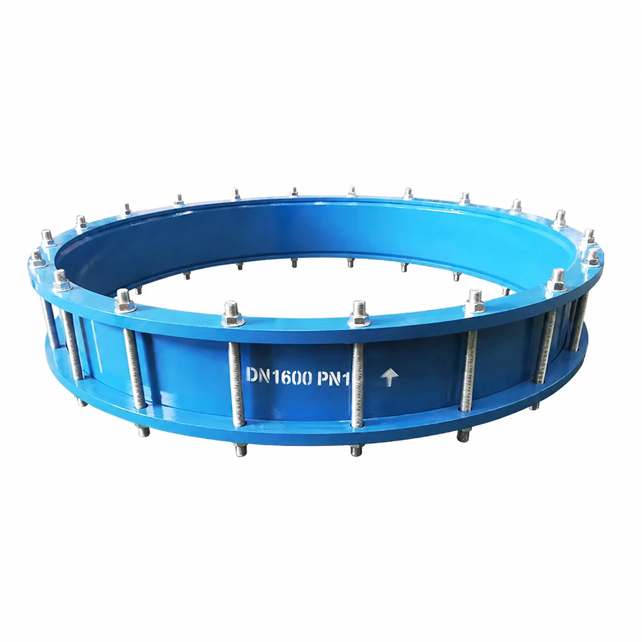 Large Caliber Carbon Steel Painting Wide Range Ac Pipe Universal Coupling Gibault Joint for Pvc Pipes