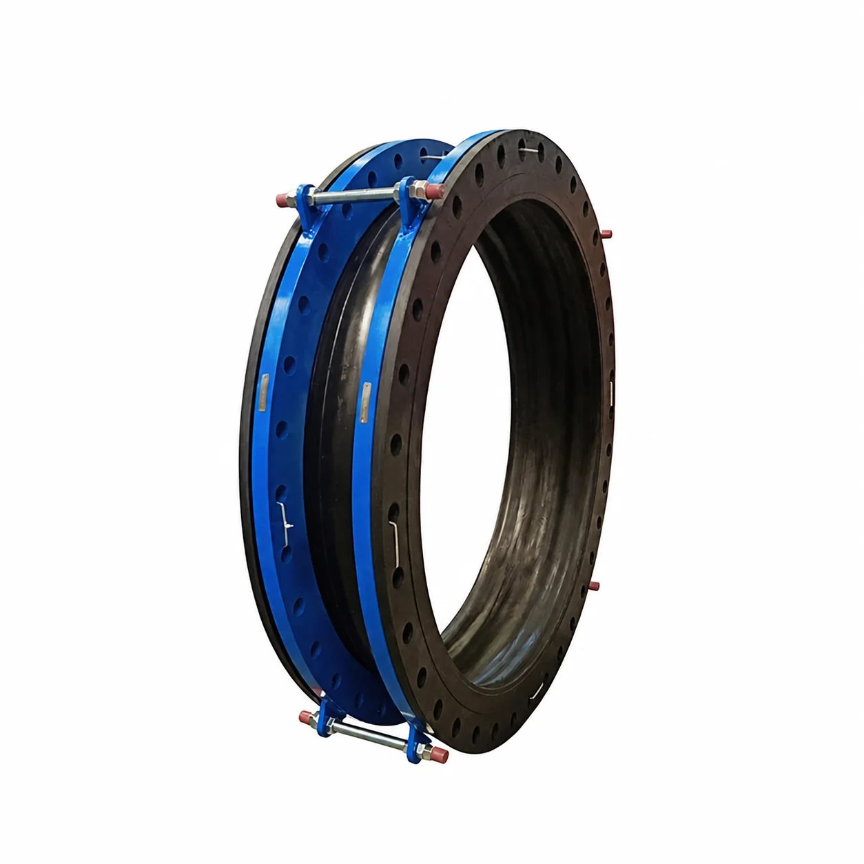 Large Diameter EPDM Single Sphere Carbon Steel Galvanized Limit Flanged Rubber Expansion Joint