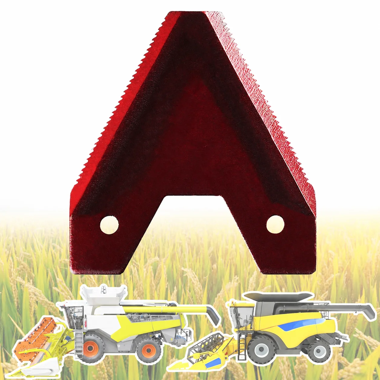 ABLSON Combine Harvester Blades With Combine Harvester Parts Fit for New Holland Parts Apply to Kubota Blade Agricultural Parts