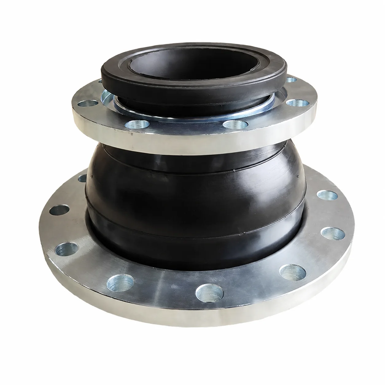 DIN PN16 Carbon Steel Galvanized Epdm Flexible Flange Type Arch Pump Compensator Concentric Reducing Rubber Joint