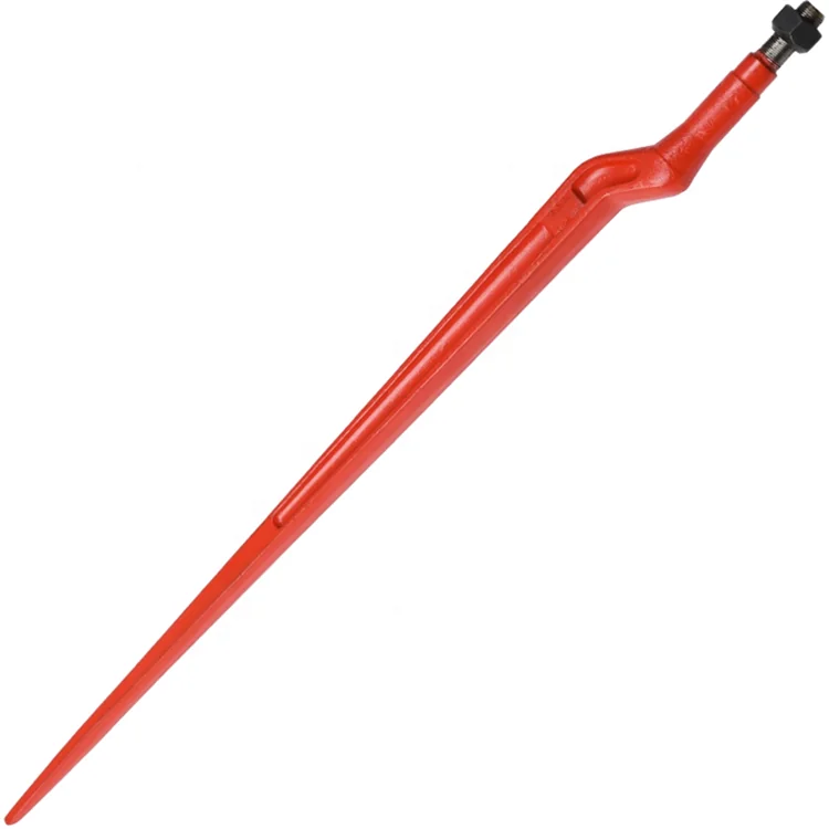 Hay Forklift Parts Cranked Rake Teeth 36mm Diameter With Bale Spear and Loader Tines With Hay Rake Tine