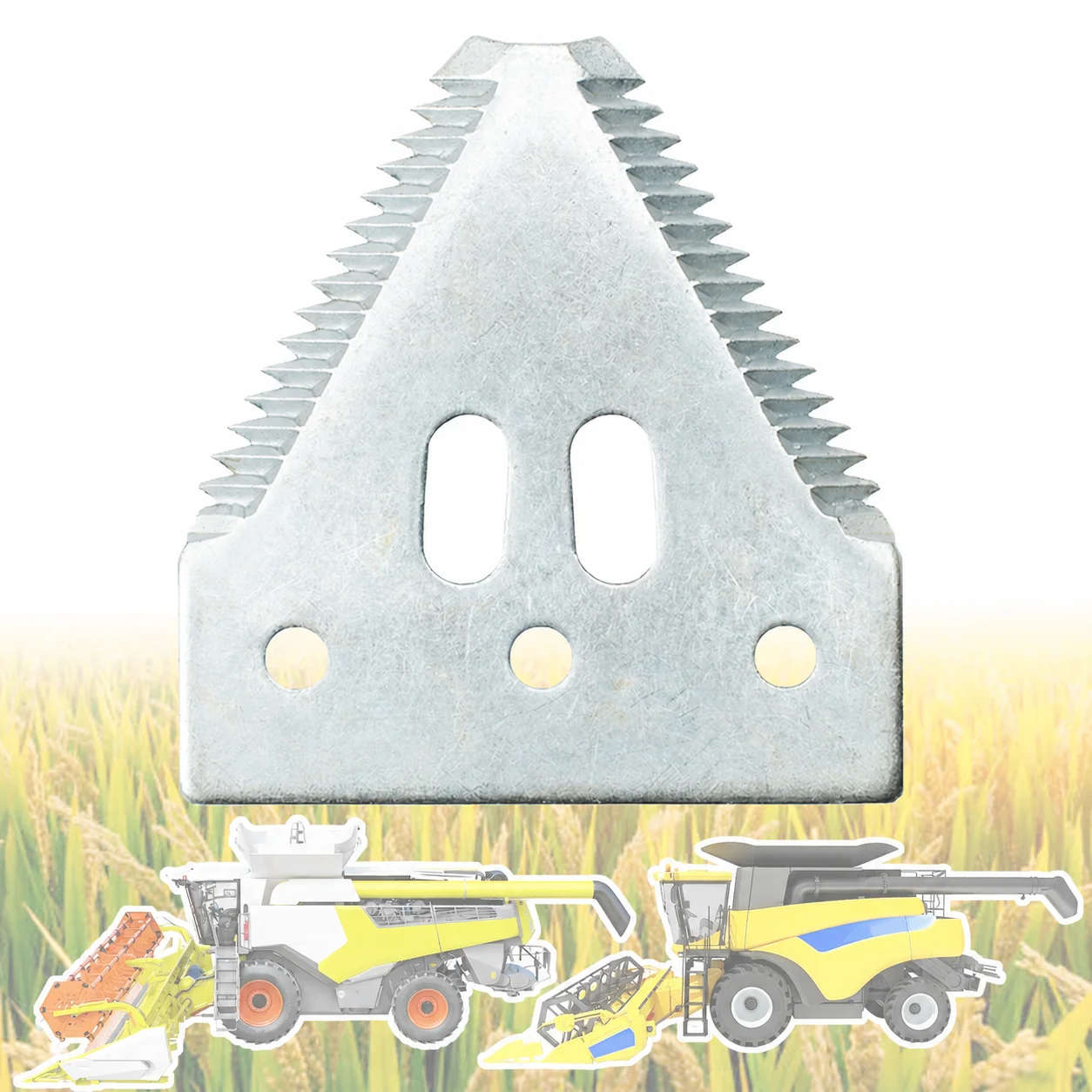 ABLSON Cut-Outs Combine Blade for Blade Harvest With Harvester Machine Parts Fit for Claas Apply to Cnh Parts
