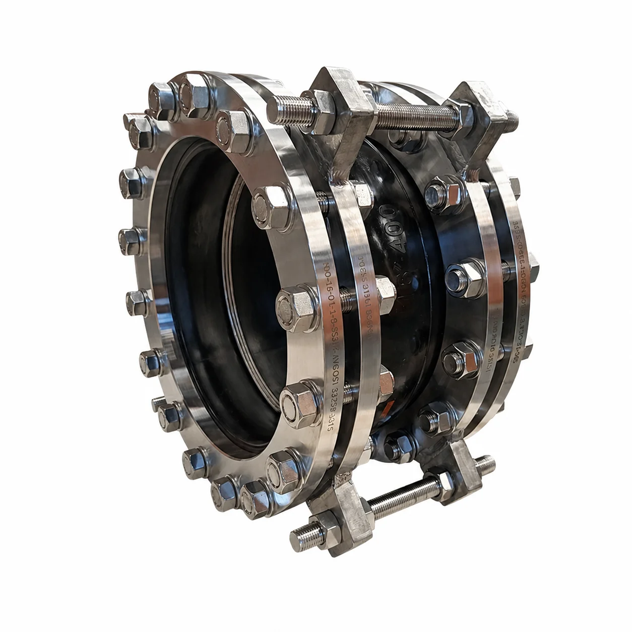 Rubber Expansion Joint Connector Coupling Bellows Flanged Compensator EPDM Flexible Rubber Expansion Joint