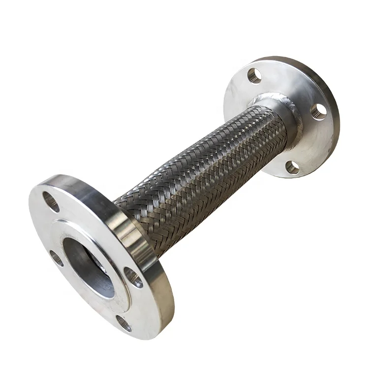 Customized 1/4 Inch ANSI 150LB Flange Connection Stainless Steel Braided Ss Flexible Metal Hose