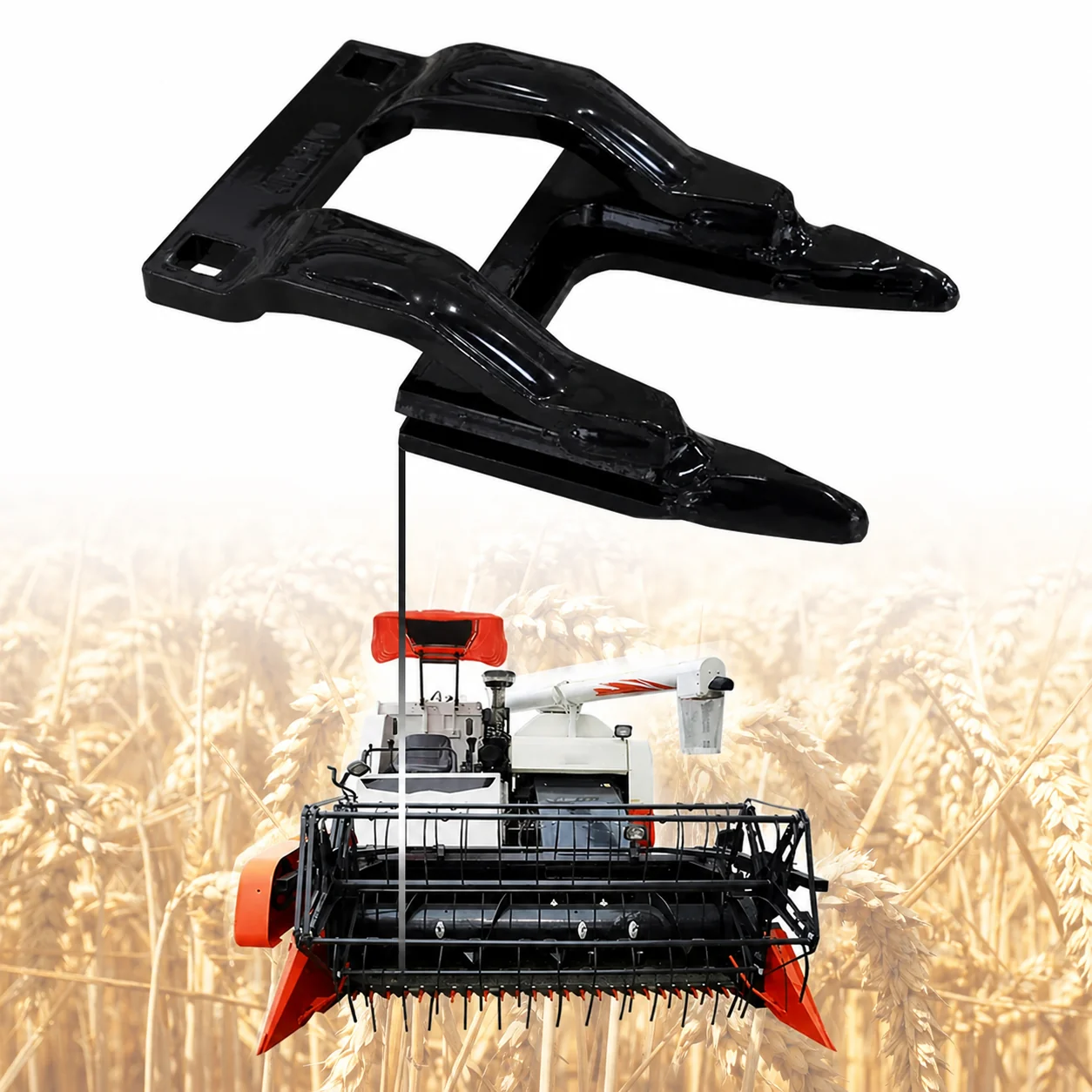 ABLSON Forged Rivet Harvester Knife Guard for New Holland Harvester Parts Fit for Kubota Spare Parts Apply to Case IH for Claas