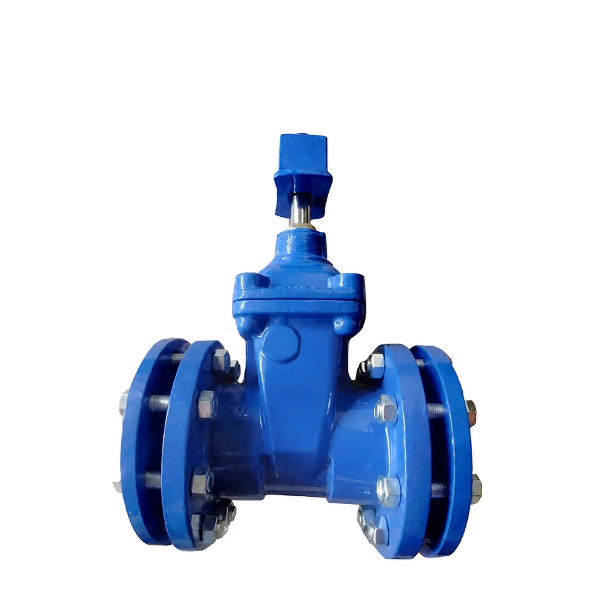 8inch DN50 DN100 160mm PN10 PN16 Resilient Rubber Seated Cast Iron Gate Valve