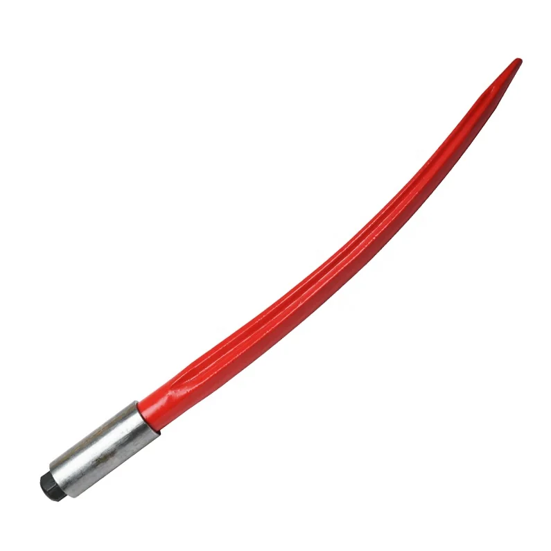 Curved Hay Bale Spear Hay Attachment Replacement Parts Loader Tine 36*680 for Tractor for Farm hay Rake Tine Fork Tine