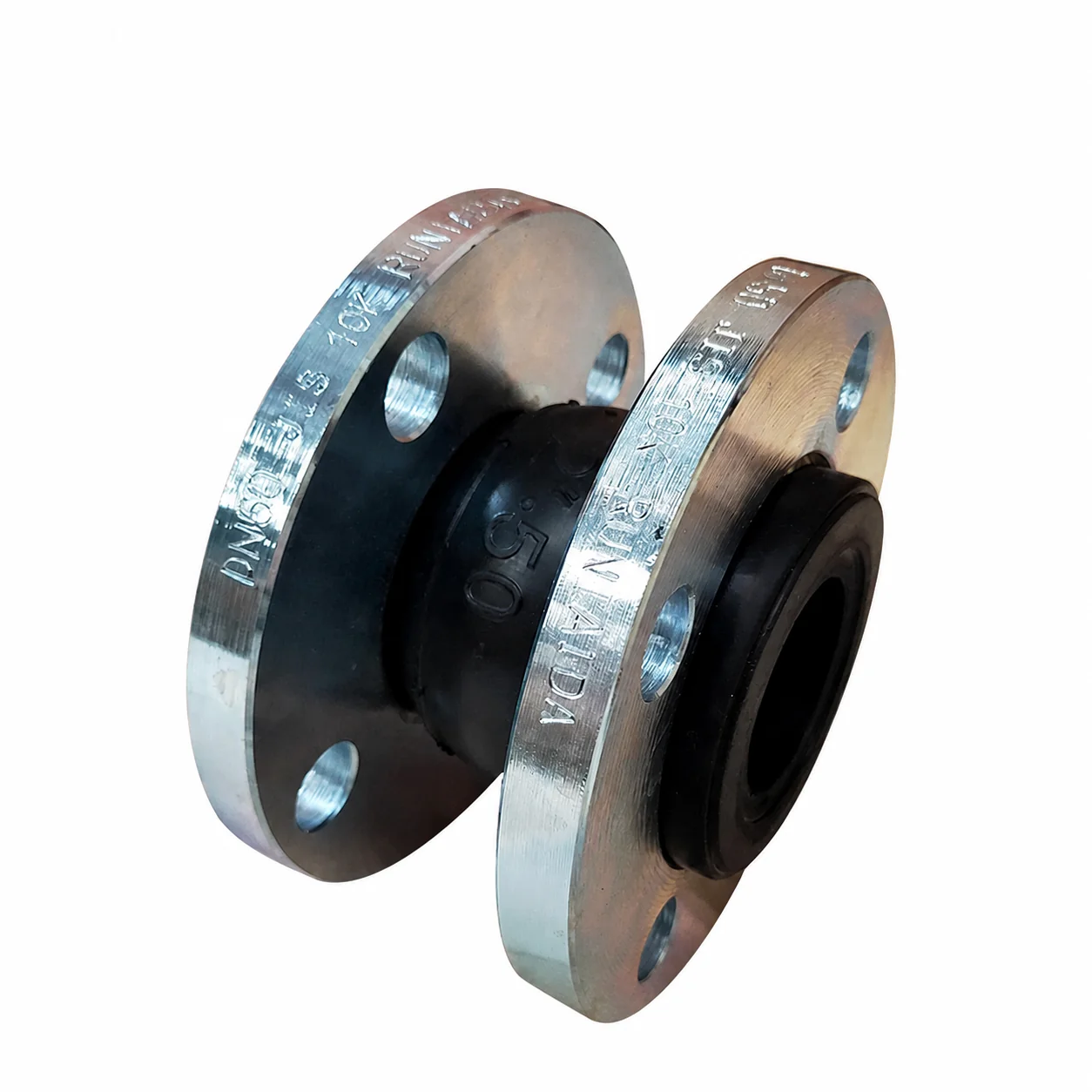 ANSI Cl150 Flange End Compensator Single Sphere Flexible Epdm Eccentric Reducing Rubber Expansion Joint