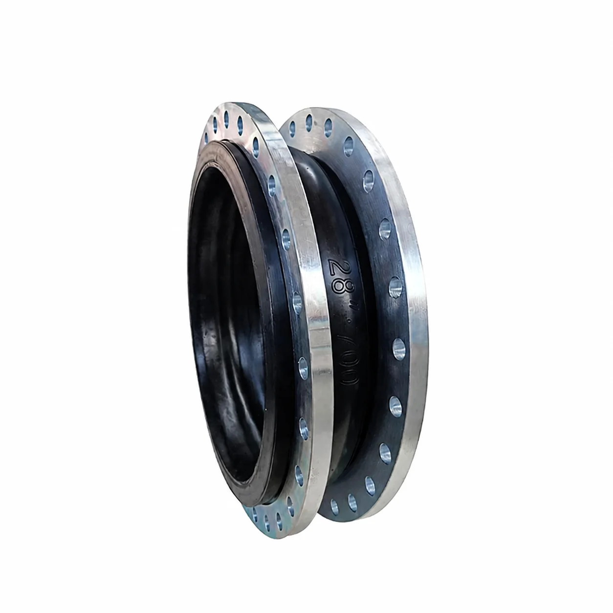 28inch Rubber Connector Single Sphere Flanged Rubber Expansion Joint  for Petroleum and Gas Industry
