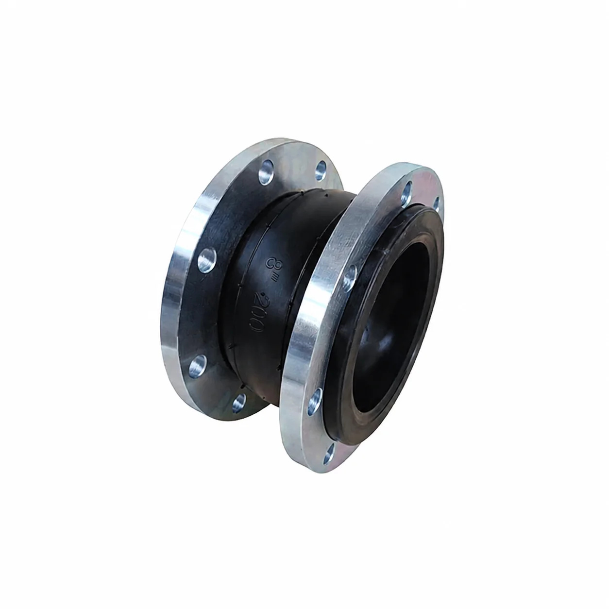 Customizable Industrial Pipeline Compensator PN16 SS316L Stainless Steel Flanged Rubber Expansion Joint