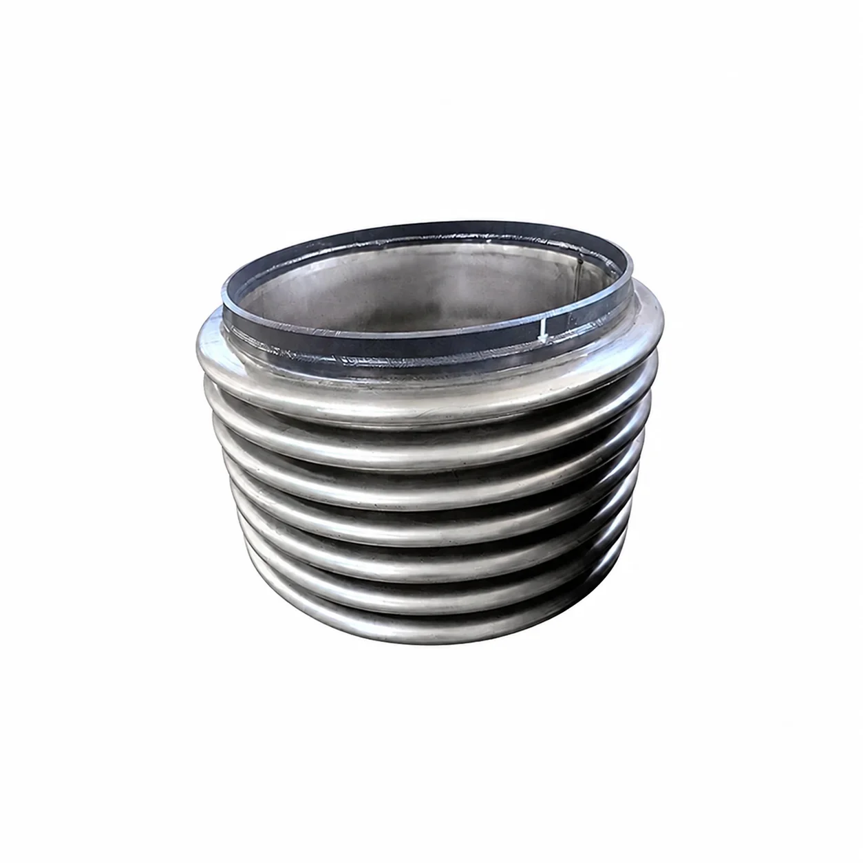 SS304 Flanged Metal Corrugated Pipe Connector Vibration Damping Flexible Bellows Expansion Joint for Pipeline