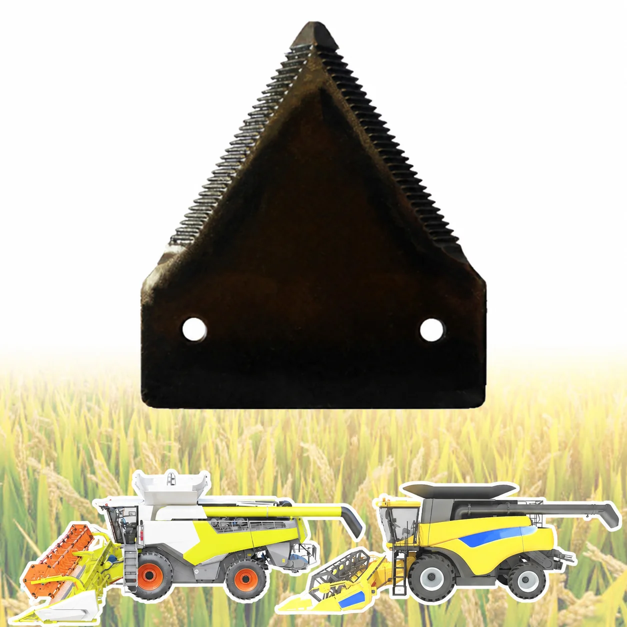 ABLSON Cut-Outs Combine Blade for Lovol Combine Harvester Parts Apply to Case Ih Parts