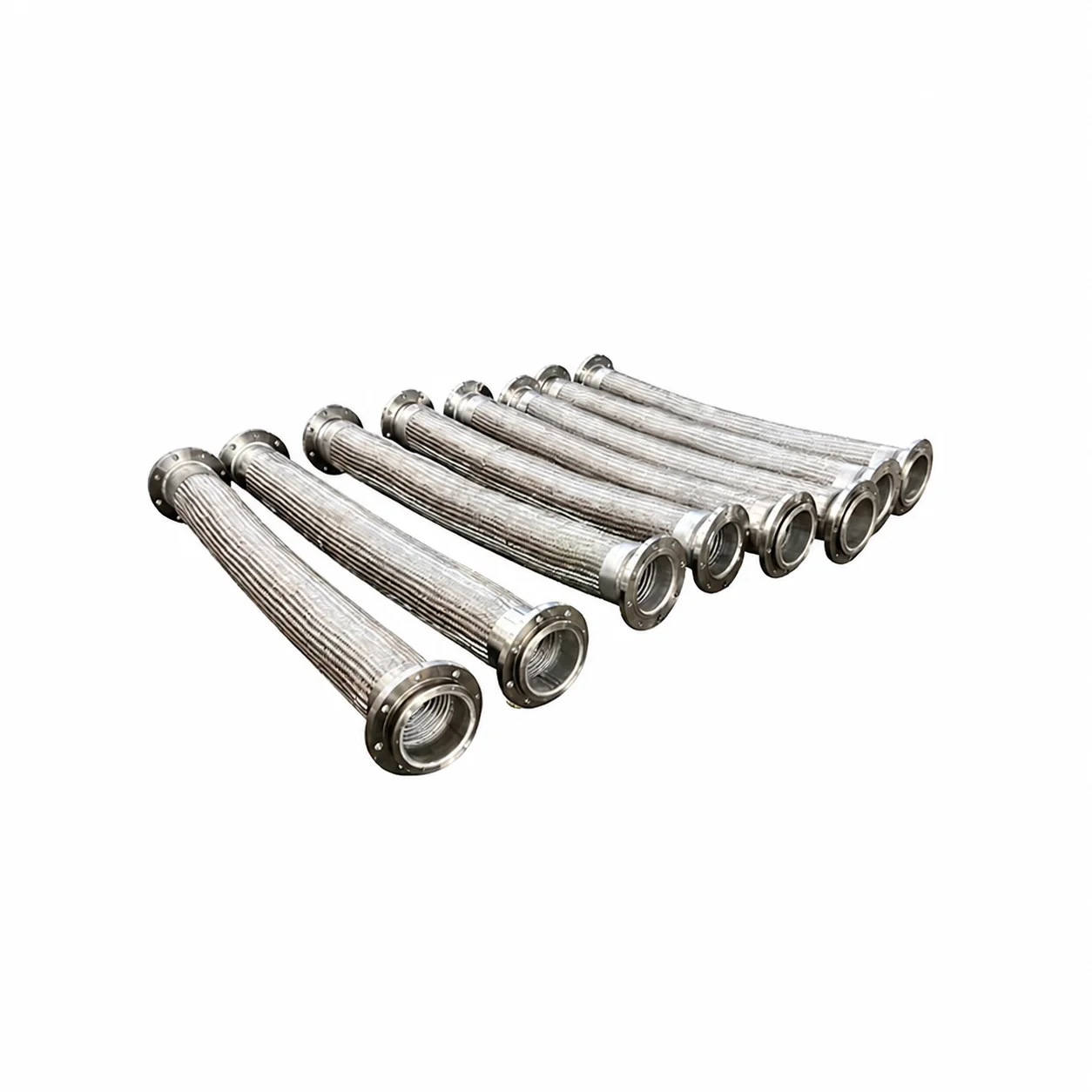 Anti Vibration Stainless Steel Flanged Braided Flexible Metal Hose Pipe for Steam Water Line
