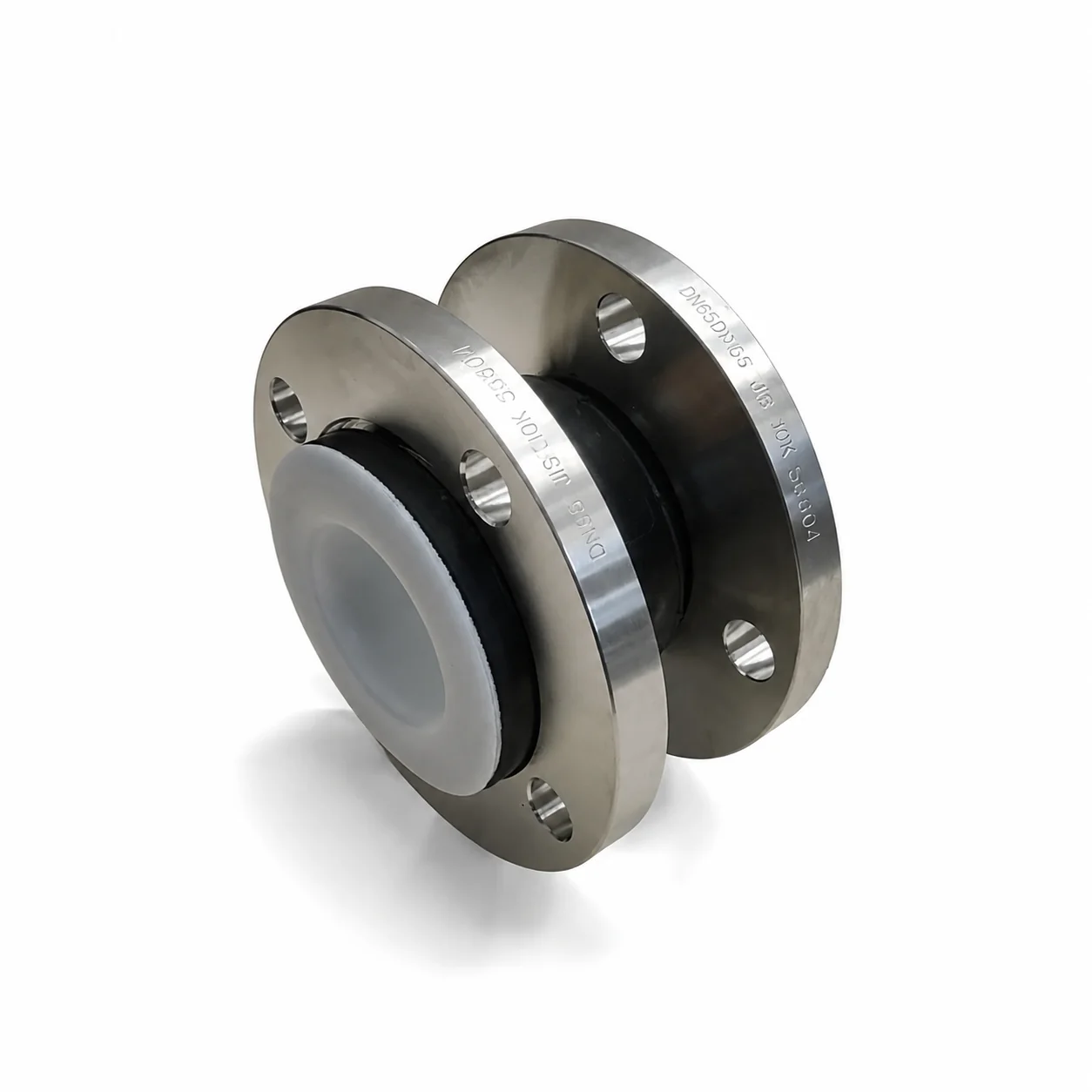 Single Sphere Forged DIN PN16 Flanged PTFE Flexible Rubber Expansion Joint Coupling for Industrial Pipeline