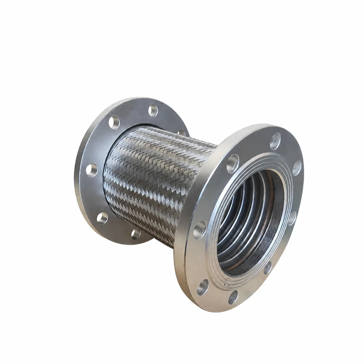 Flange Connection Ss304 Stainless Steel Bellows Braided Flexible Metal Hose