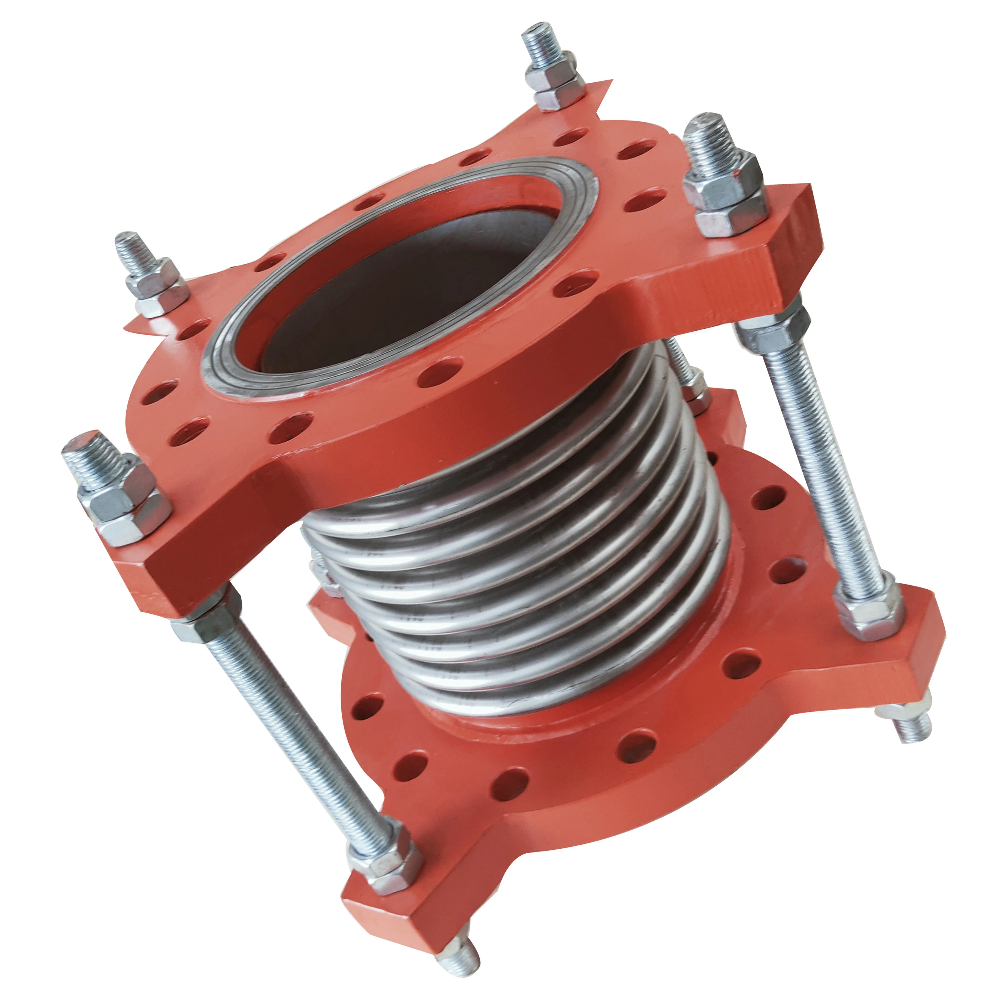 316 304 Stainless Steel High Expansion Joint Exhaust Gas Compensator Flange Bellows
