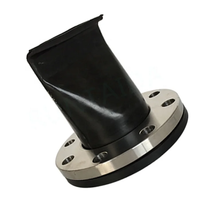 Abrasion Weather Resistance Sewage Discharge Corrosion Flange Type Duckbill Rubber Check Valve