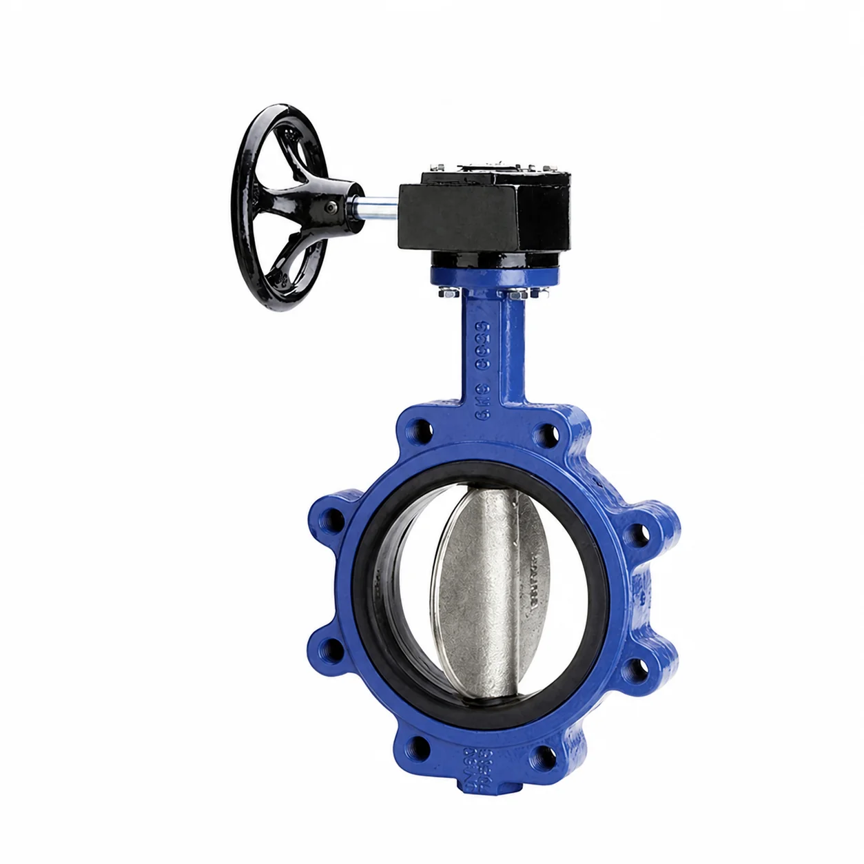 Worm Gearbox Manual Ductile Cast Iron Full Lug Type butterfly Valve