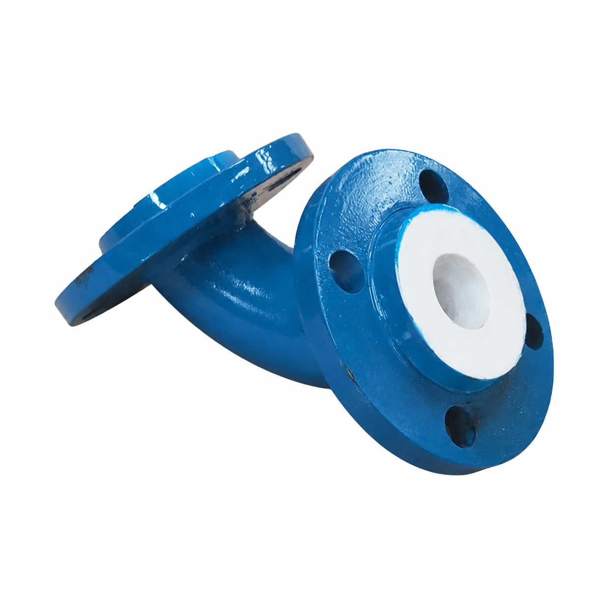 Acid Alkali Chemical Corrosion Resistant Carbon Steel Pipe Flange PTFE Lined Elbow