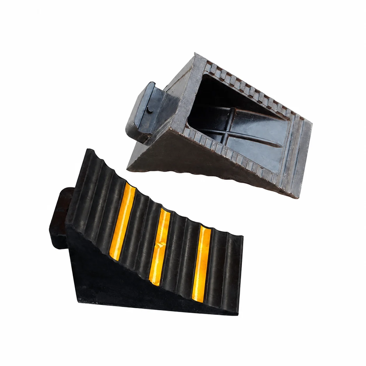 Wholesale Custom Water Resistance Portable Durable Rubber Car Stopper Wheel Chock