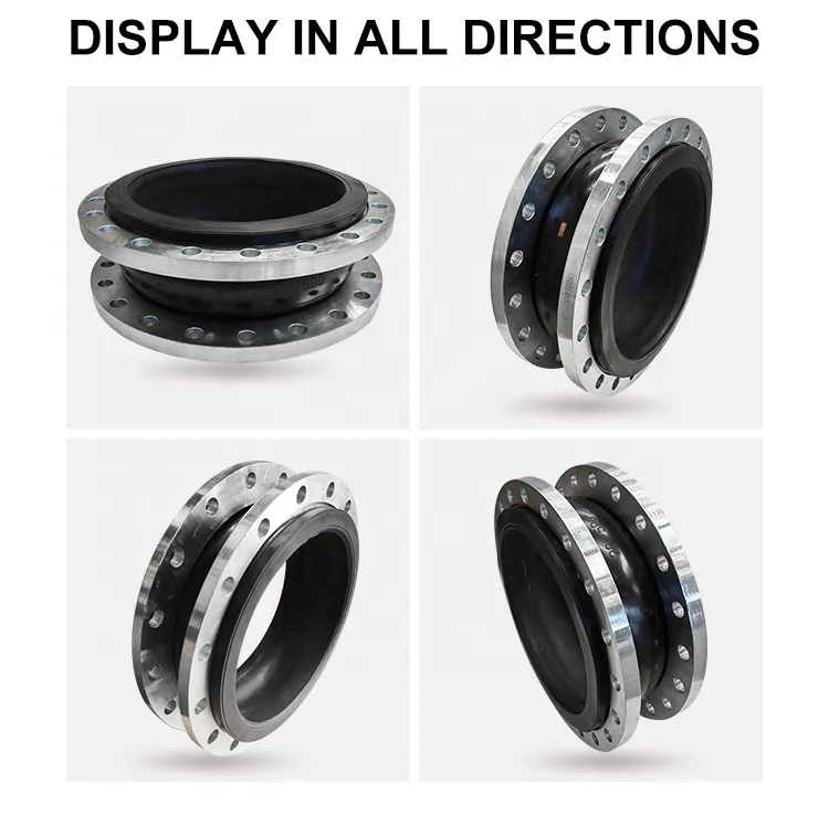Large Diameter EPDM Rubber Expansion Joint with Double Flanged Connection