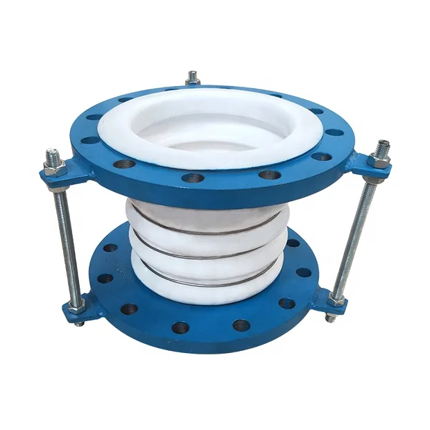 Resistance Corrosion Acid Alkali Compensator Limit Full PTFE Lined Flexible Bellows Compensator