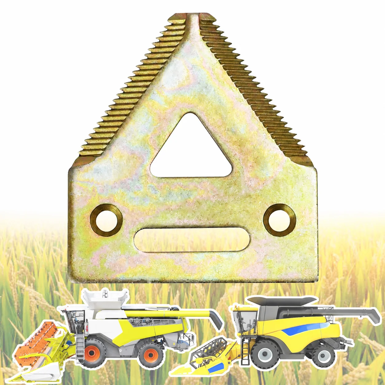 ABLSON Cut-Outs Combine Harvester Blades With Harvester Machine Parts Apply to Claas Fit for Ford New Holland for Cnh Parts