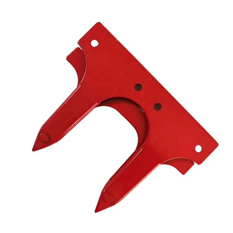 Combine Harvester Parts Cutting Platform Double Sickle Knife Guard With Elliptical Hole Double Harvester Knife Guard