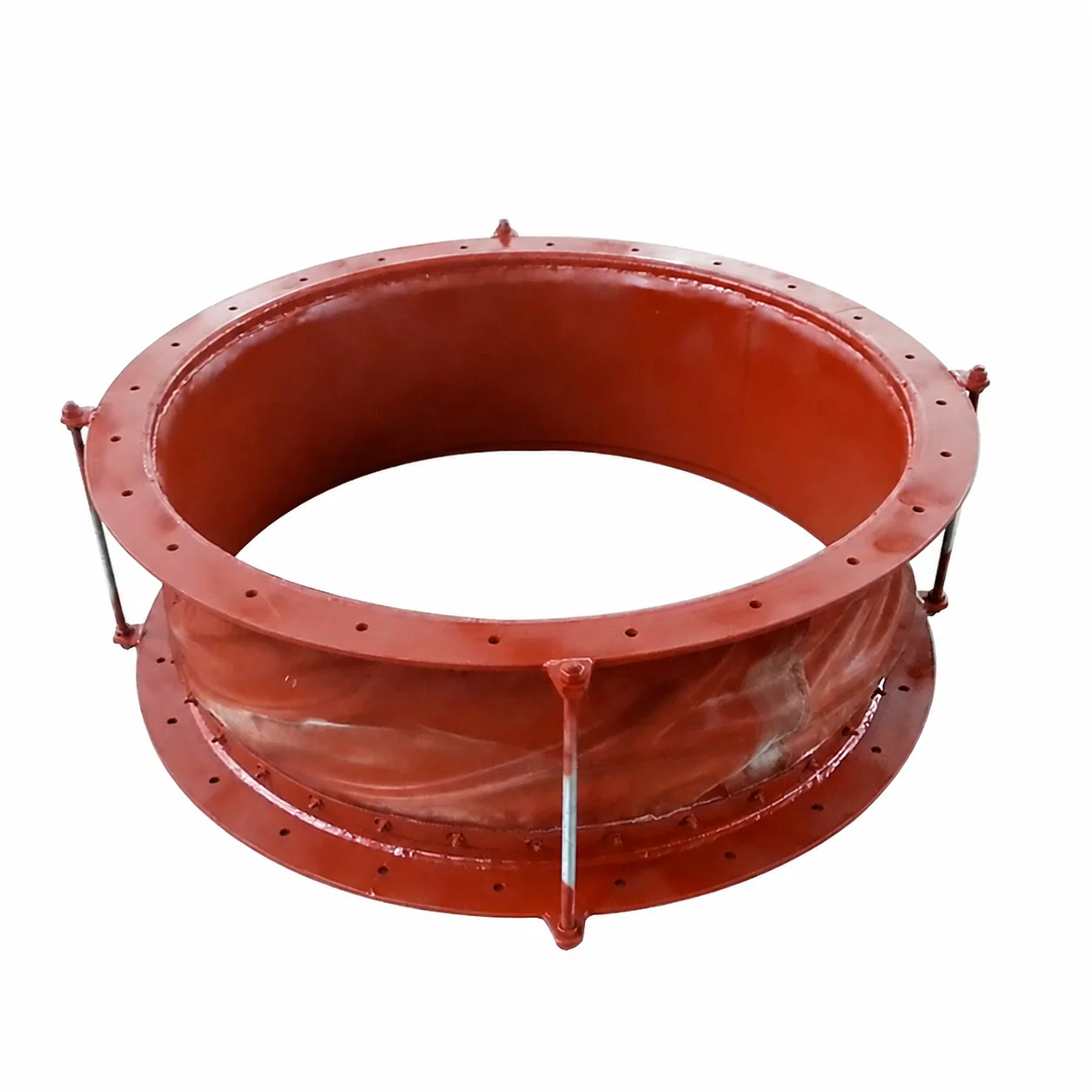 High Temperature Heat air Duct Compensator Flue Round Resistant Fabric Expansion Joints for Gas Exhaust System