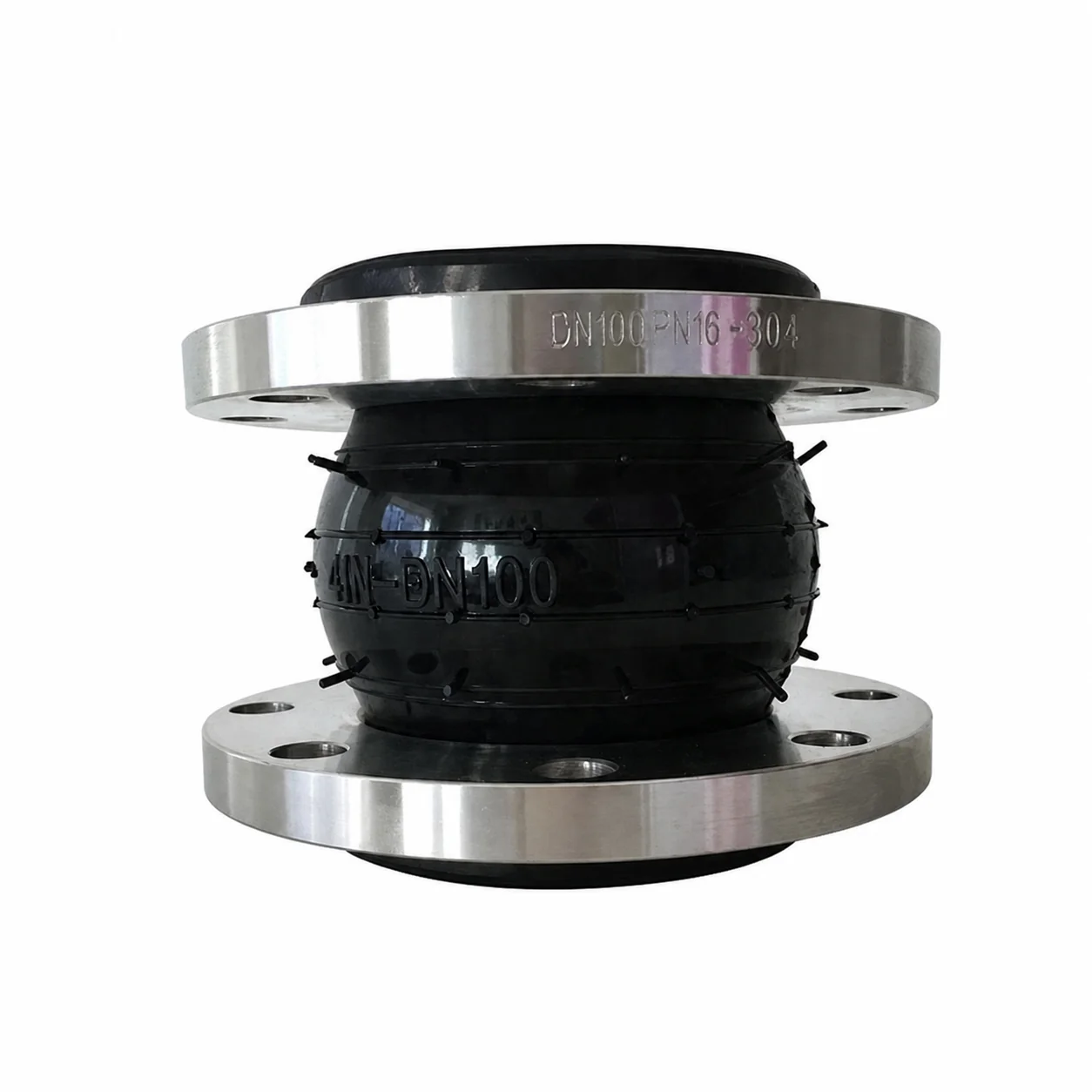 ANSI DN100 Stainless Steel Flanged Compensator Bellow Compens Flexible Rubber Expans Joint