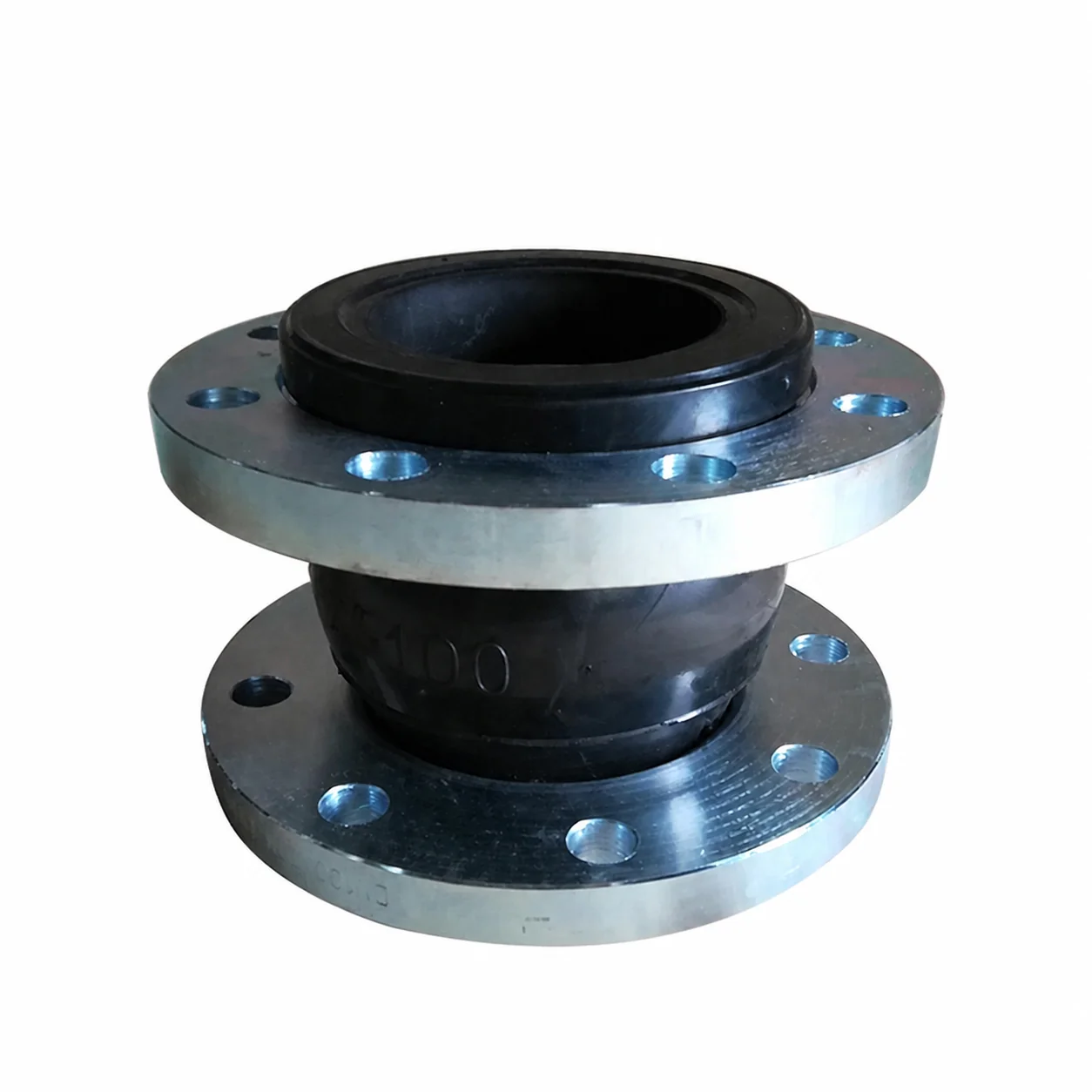 DIN EPDM Flexible Bellow Coupling Compensator Flanged Connector Single Sphere Rubber Expansion Joint