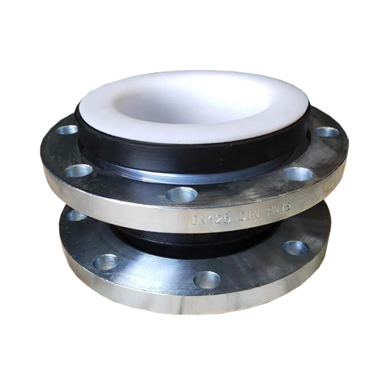 DN80 DN100 DN125 DN150 DIN PN16 Carbon Steel Galvanized Flanged Specification PTFE Lined EPDM Sphere Rubber Joint