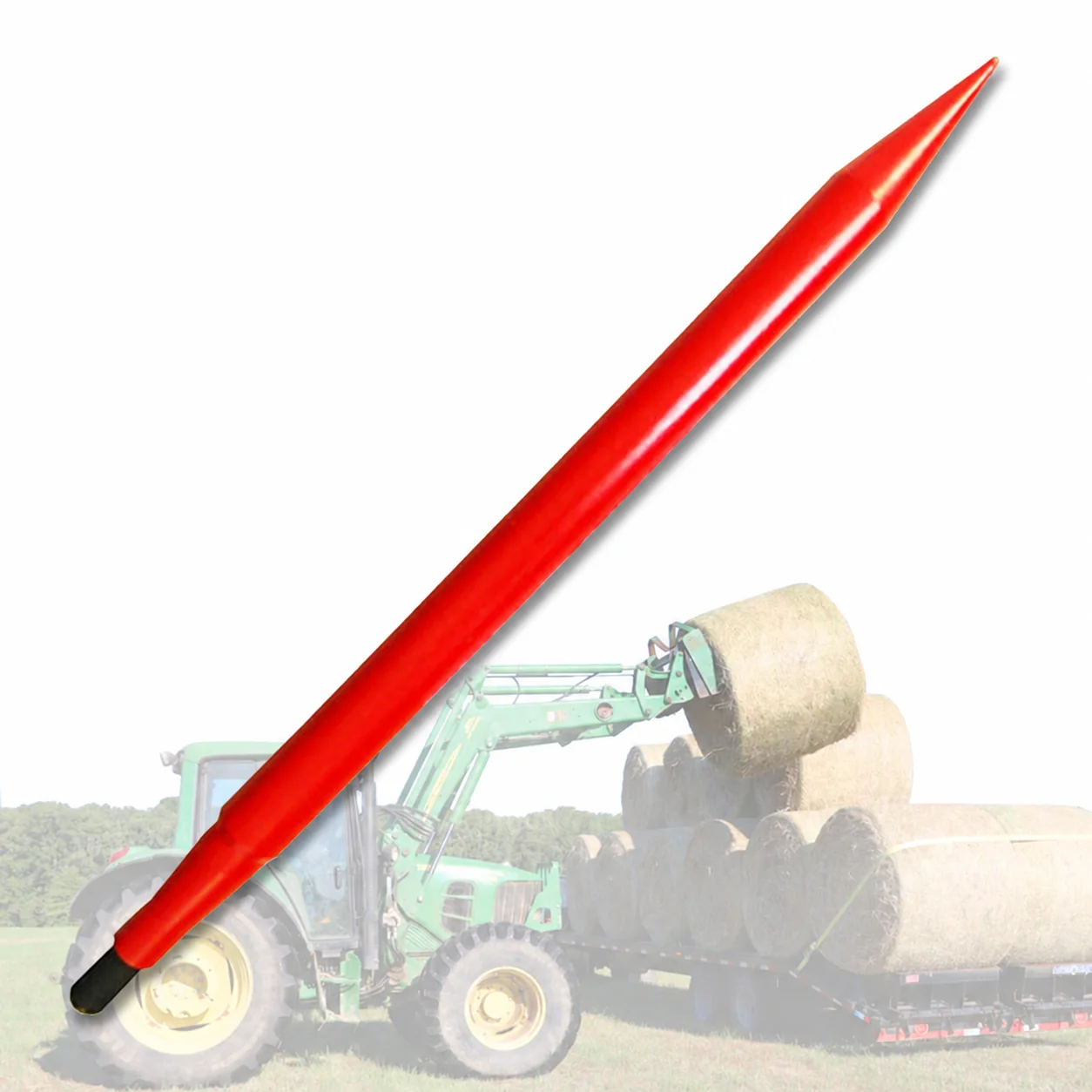 ABLSON Forged Straight Tine for Hay Loader Tractor With Hay Bale Spears and Loader Tine and Bale Spear for New Holland Parts