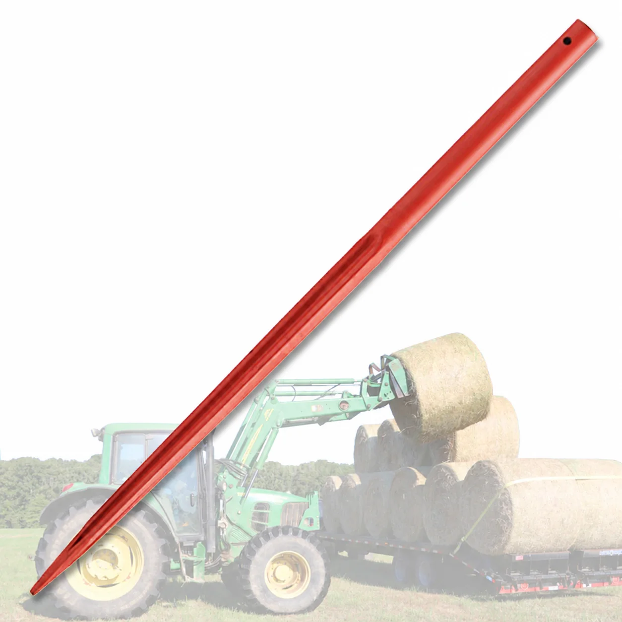 ABLSON Forged Straight Tines for Hay Loader Tractor With Hay Bale Spear and Loader Tines and Bale Spears for John Deere