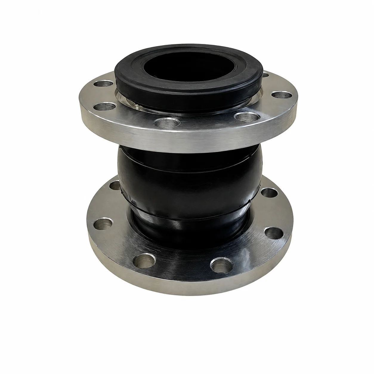 Single Sphere Forged DIN PN16 Flanged EPDM Flexible Rubber Expansion Joint Coupling for Industrial Pipeline