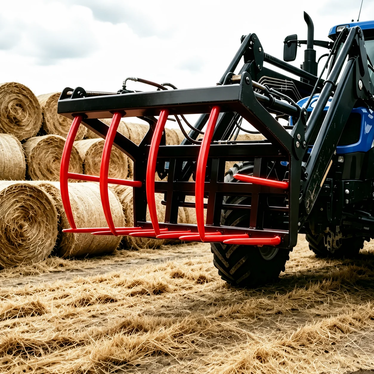Fast Delivery Customization Straight Curved and Cranked Loader Tine Forged Steel Silage Hay Tooth for Farms Pastures