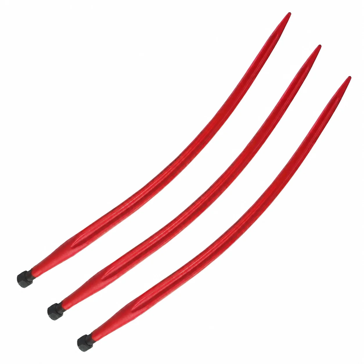 Fork Tine Length 680 Diameter 36 Curved Hay Bale Spear Hay Attachment Replacement Parts Loader Tine 36*680 for Tractor for Farm