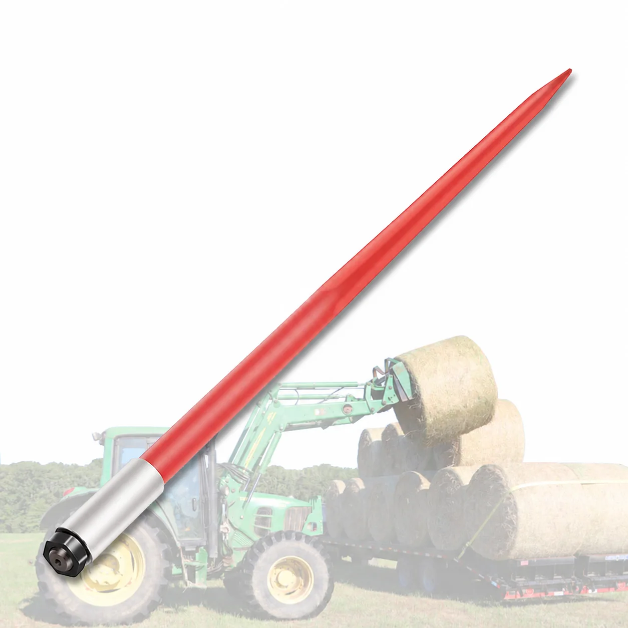 ABLSON Forged Straight Tines for Hay Loader Tractor With Hay Bale Spear and Loader Tines and Bale Spears for John Deere Parts